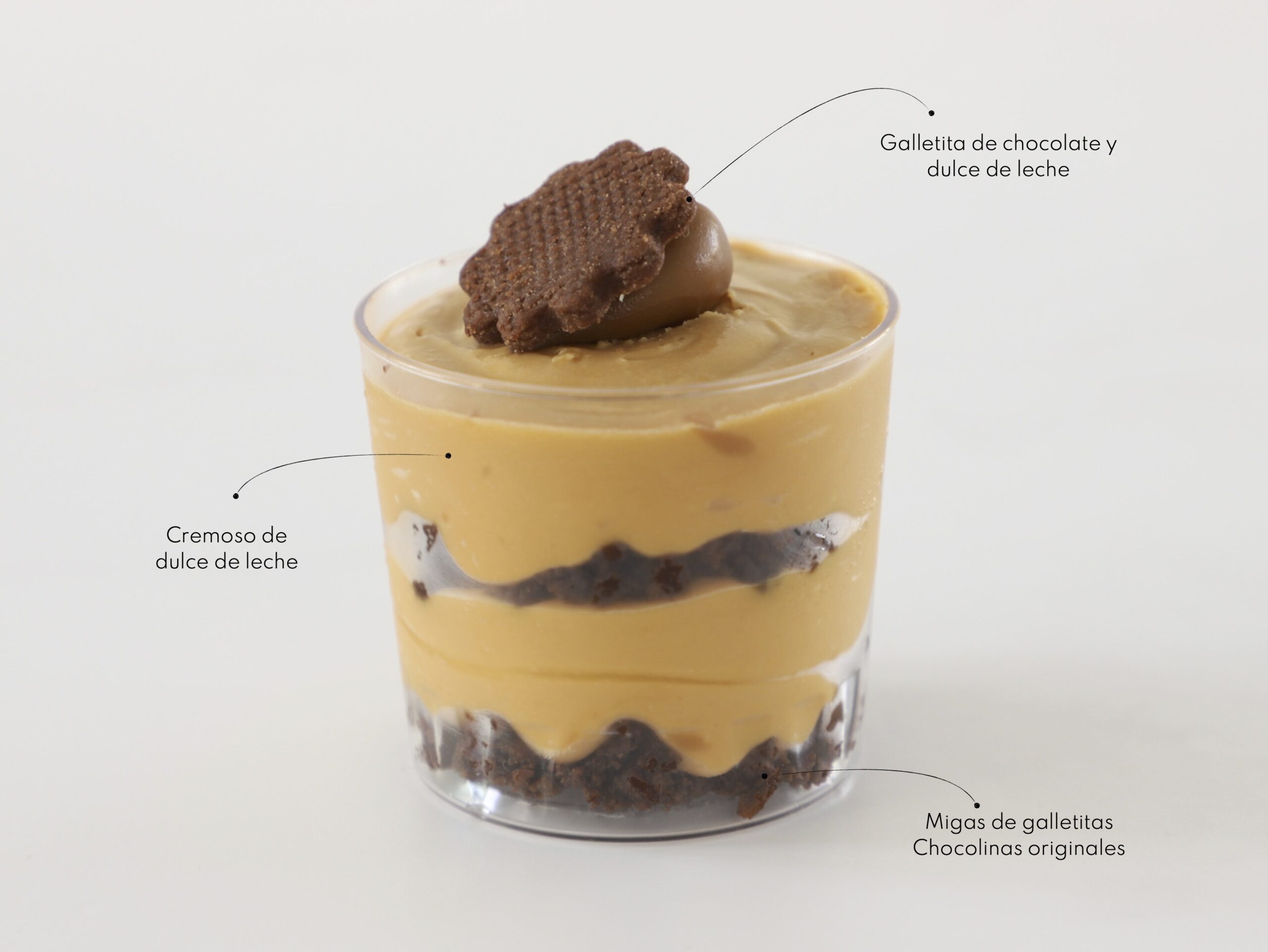 CHOCOTORTA<br><span style="font-family: 'Spartan', sans-serif;font-size:13px;"><p>Cremoso de dulce de leche · Migas de galletitas Chocolinas originales...</p><b> </b></span>