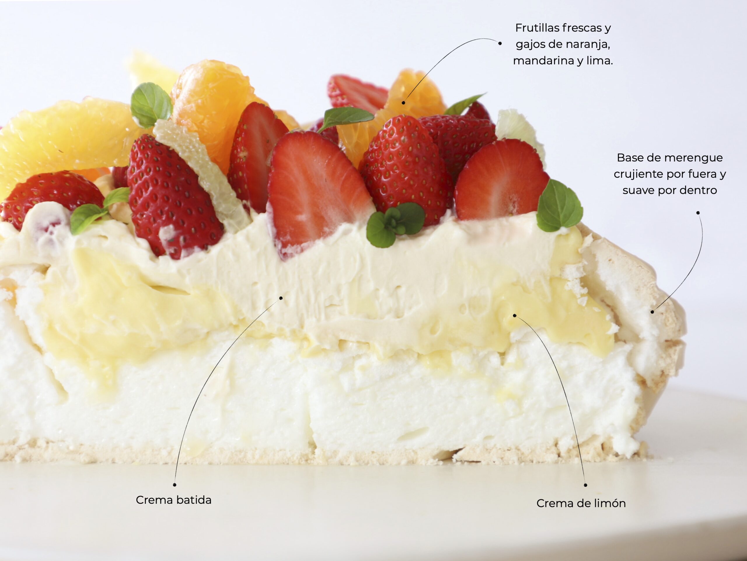 PAVLOVA CITRICA<br> <div class="bloque-prod"><span style="font-family: 'Spartan', sans-serif;font-size:13px;"><b>$63.000 </b><br>(único tamaño, 10 porciones)</span></div> - Imagen 2