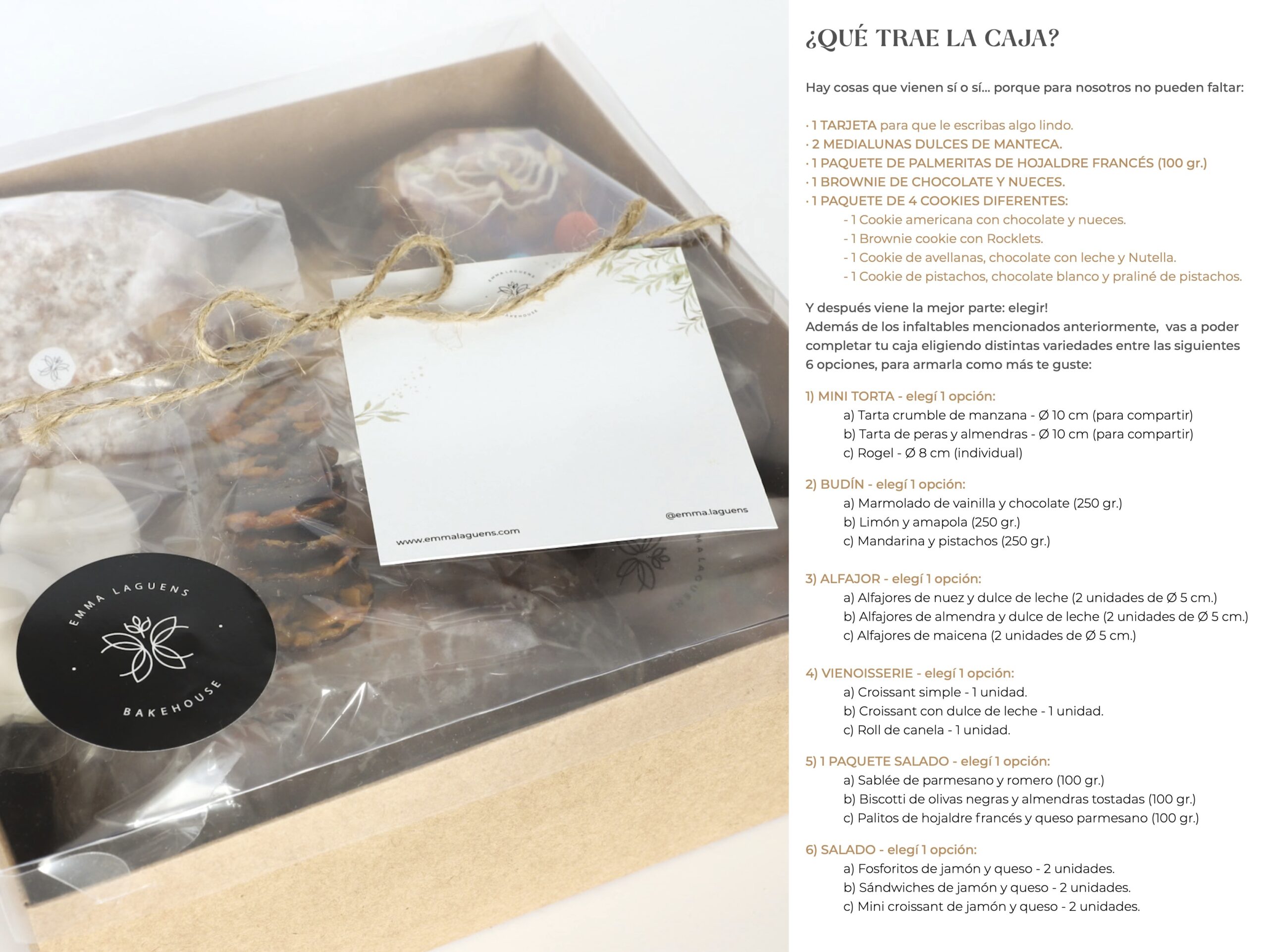 BOX PARA MAMÁ <br><span style="font-family: 'Spartan', sans-serif;font-size:13px;"><p> Hay cosas que vienen sí o sí… porque para nosotros no pueden faltar! Y después viene la mejor parte... elegir!  Además de los infaltables, vas a poder completar tu caja eligiendo distintas variedades de 6 opciones distintas, para armarla como más te guste! </p>$110.000<b></b>🤎 DISPONIBLE PARA EL FIN DE SEMANA DEL DÍA DE LA MADRE 🤎